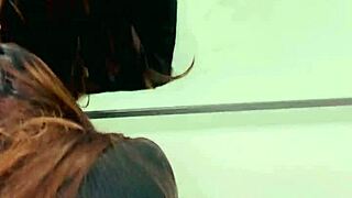 cojiendo a mi esposa latina con vestido tacones y cachetero puesto