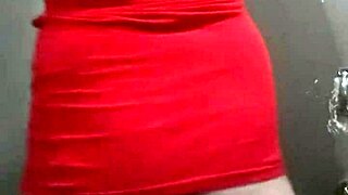 fat booty tranny in tight dress