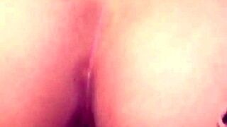 BRUNETTE LATINA MILF MOANS HUGE COCK POUNDS HER FROM BEHIND!