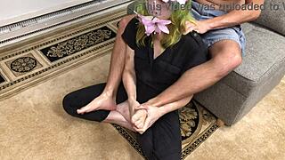 Belyla Bradley Delivers Intense Relaxing Footjob Massage