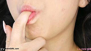 Provocative Asian Teen Model Teases Daddy on Casting Sofa?