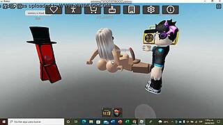 roblox babe takes brutal anal pounding hard