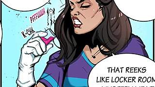 Female Bodybuilder Muscle Growth Comics Series Episode One