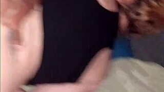 Curvy babe bends over fingers shaved pussy then takes big cock doggystyle