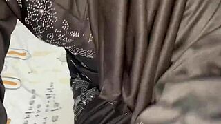 what if hot athletic arab hijab girl wrestles daddy in law during yoga photoshoot?