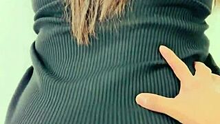 cojiendo a mi esposa latina con vestido tacones y cachetero puesto