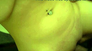 Watch my tight asian pussy take huge cock on counter cumshot