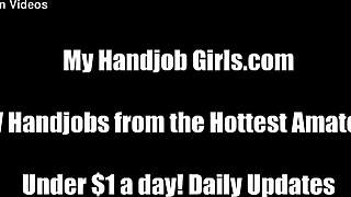 Sloppy Handjob Domination from Mistress Bella in Femdom POV