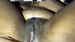 muscular black babe fingers juicy big clit shaved pussy lips with anal toys wet