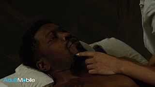 Redhead Masseuse Grabs Client's Huge Cock and Sucks Before Bent Over Pounding!