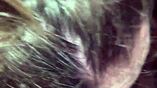 Jackie kneels for coworker sucking massive black cock deep