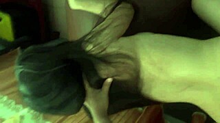 perfect body thai college coed bends over doggystyle condom sex on sofa cum on ass