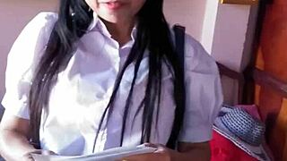 Amateur Asian Schoolgirl Homemade Fuck Fest!