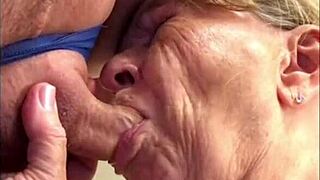 dark magician granny deepthroats cock in hardcore cosplay pov