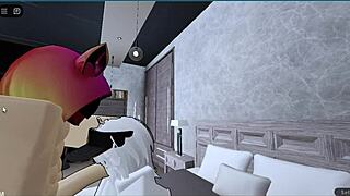 a perfect morning starts with big tits bouncing and creampie in roblox cowgirl ride