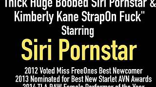 Thick Siri and Kimberly Kane Strapon Fuck with Huge Boobs and Dildos
