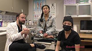 Perverted podiatrist tickles stacy shepard's bare feet backstage