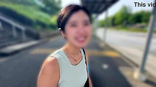 Picked up this cute japanese college girl for creampie fun