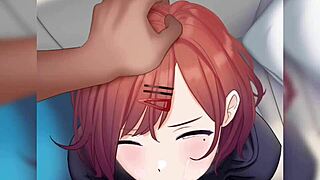 hey isn't madoka idolmaster cutie perfect for that hentai pov blowjob fantasy