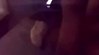 masked lover spreads wide with bar from her shop