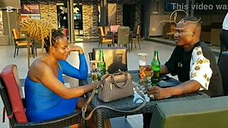 horny black goddess meets naija pornstar for bar sex fun!