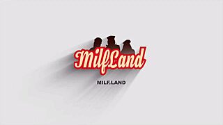 Priscilla brunette milf takes two hard cocks