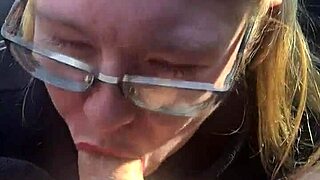 bbw deepthroats cum swallowing break time blowjob blast