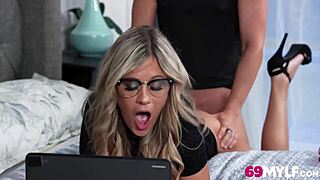 milf mother-in-law breaks writer's block riding my throbbing cock