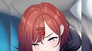 hey isn't madoka idolmaster cutie perfect for that hentai pov blowjob fantasy