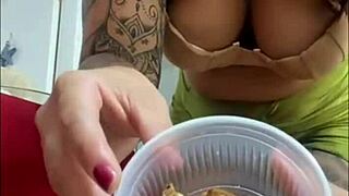 Hubby Eats Me Up First Before Devouring My Juicy Big Pussy Dessert