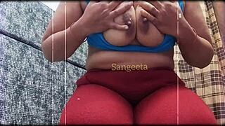 Sangeeta Pranavi shaves smooth while dirty talking in Hindi