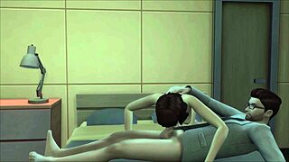Ecstatic japanese teen feels anal assfucking cumshot facial bliss in sims 4
