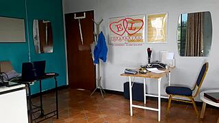 nudist secretary shows boss her nude tits ass pussy nipples shamelessly