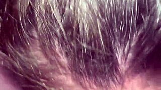 Jackie kneels for coworker sucking massive black cock deep