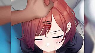 hey isn't madoka idolmaster cutie perfect for that hentai pov blowjob fantasy