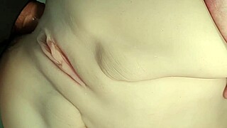 Cute fuck doll double penetrated shaved pussy ass close up