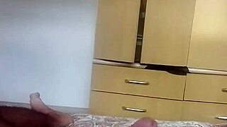 brazilian skinny teen moans guided jerk off on huge cock legs