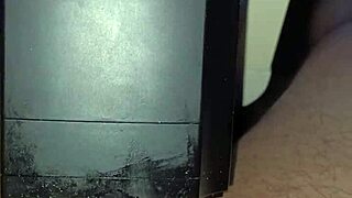 Stranger's Homemade Lovense Toy Play Ends in Explosive Cumshot