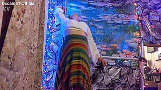 hotwife steffi sways huge pussy in july dance