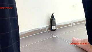 😈 horny ladyboy in red with big cock fucks client candy backstage! 🍆💦