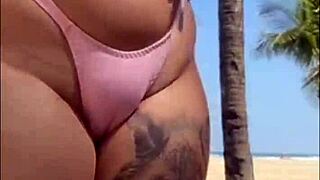 Guy Slaps My Ass On Beach Then Pulls Out Cock!