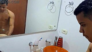 Hot mature mom spanks and rides stepson in bedroom