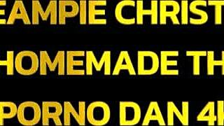 dan stuffs christina shine's tight brunette ass holiday creampie