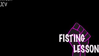 julia north's wrecked ass gapes from anal fisting lesson orgasm