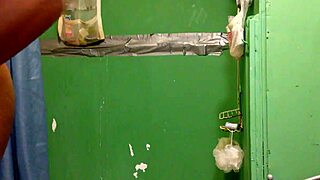 big booty shemale strokes her cock solo