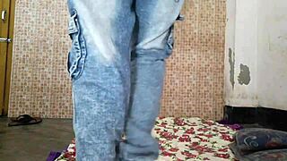 busty desi bhabhi pounded hard by servant in laundry quickie