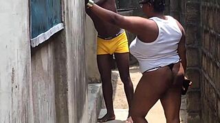 neighbours wife finally tastes my monster designer dick rough