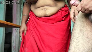 indian mature lady moans bent over doggy quickie pussy fuck