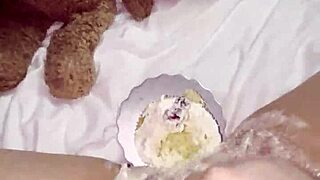 Kinky 18-Year-Old Virgin Step Sister Masturbates Dripping Wet with Creamy Cake in 4K