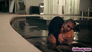 Savannah Sixx Kisses Gia Derza Deeply Before Bedroom Lesbian Tribbing and Pussy Licking